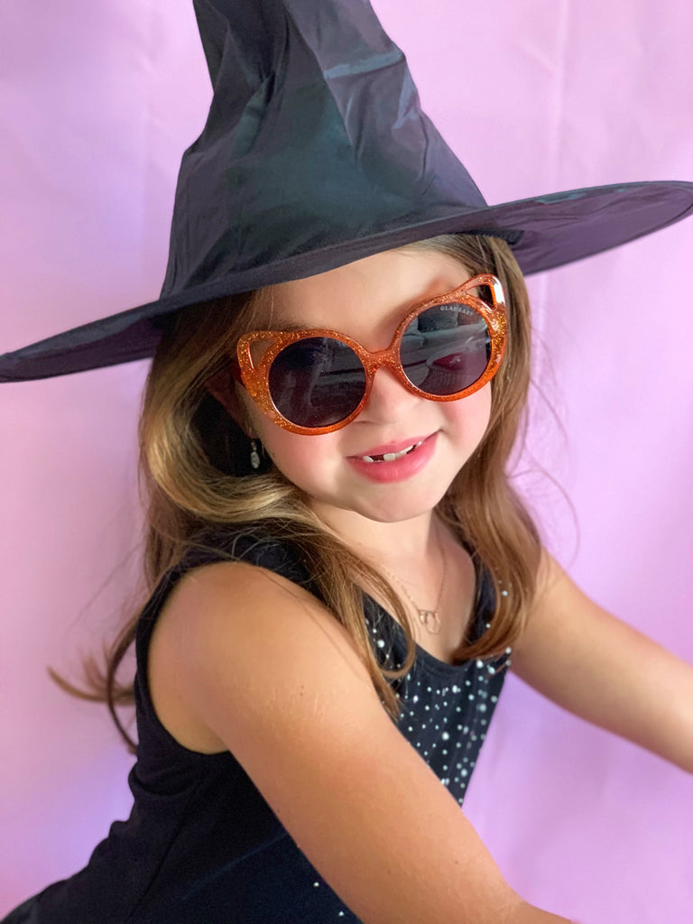 Halloween safety for the eyes and Halloween outfits with GlamBaby